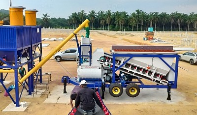 compact concrete batching plant