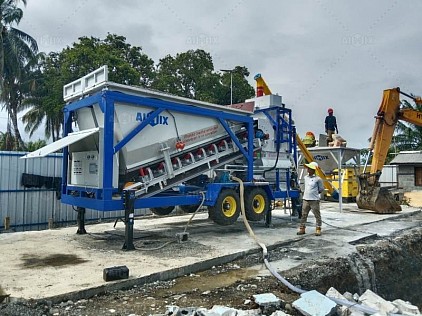 mini concrete batching plant for sale