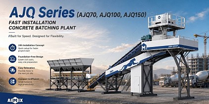 quick installation concrete batching plant