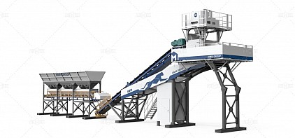 fast setup concrete plant