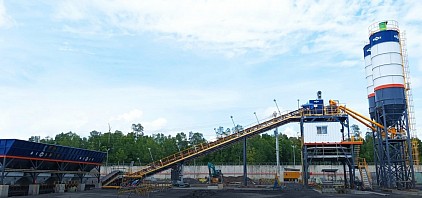 ready mix concrete batching plant